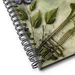 Load image into Gallery viewer, Trumpet Spiral notebook
