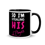 Load image into Gallery viewer, I&#39;m Stealing His Heart Ceramic Mug
