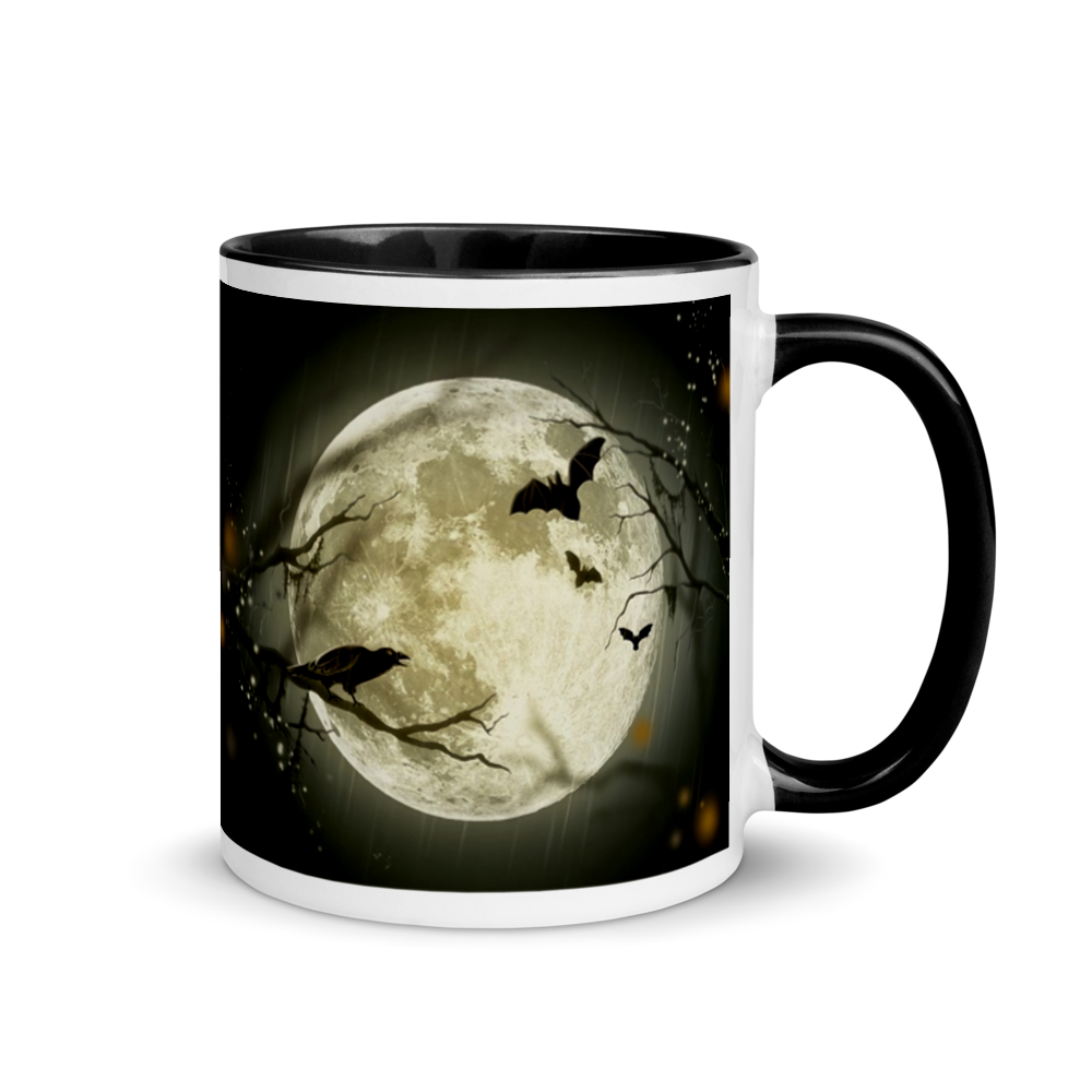 Halloween Big Moon Ceramic Mug