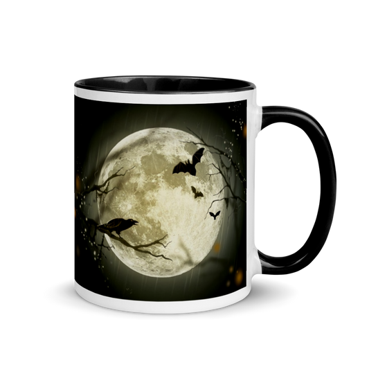 Halloween Big Moon Ceramic Mug