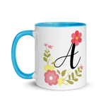 Load image into Gallery viewer, Delicate Letter A Ceramic Mug
