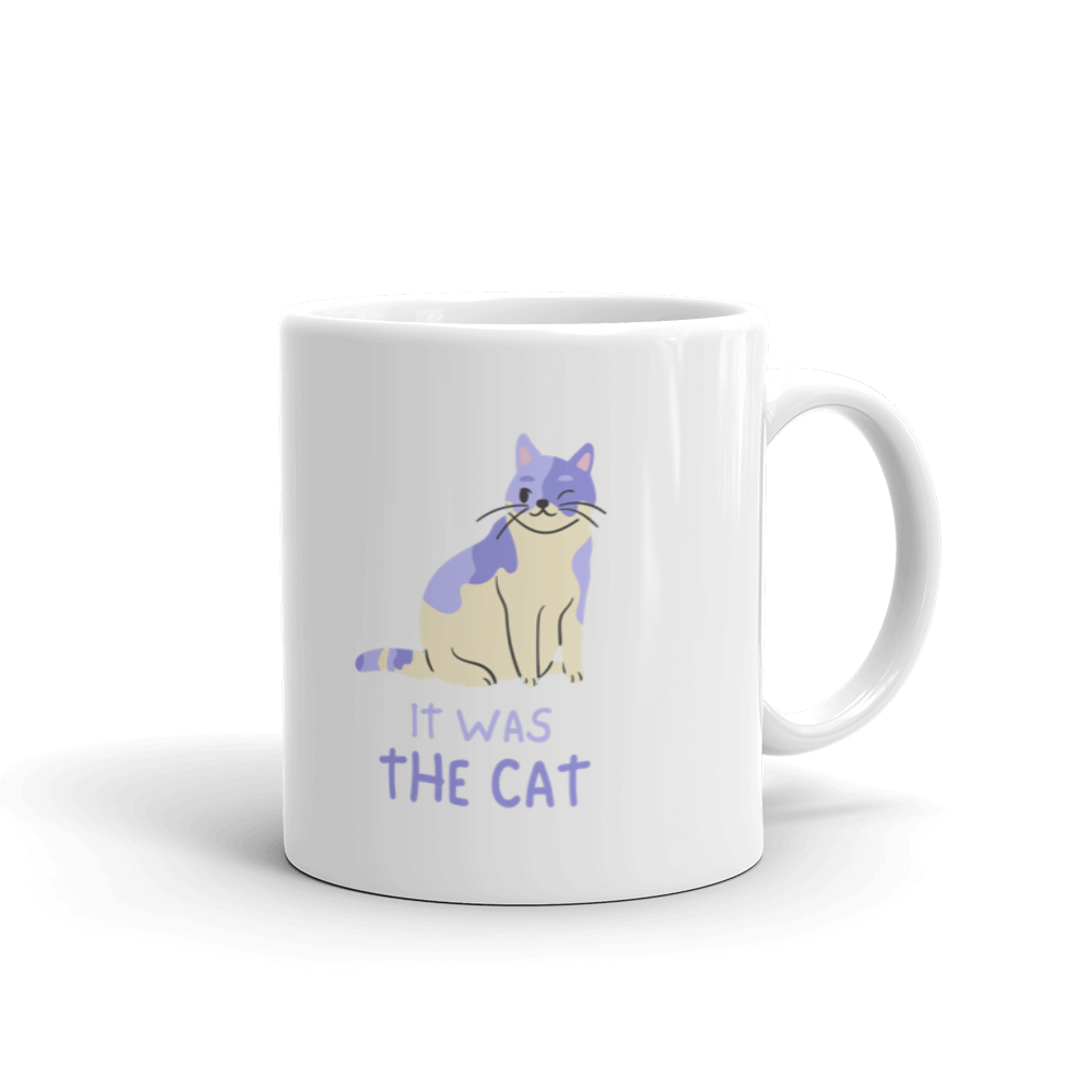 Trouble Cat Ceramic Mug